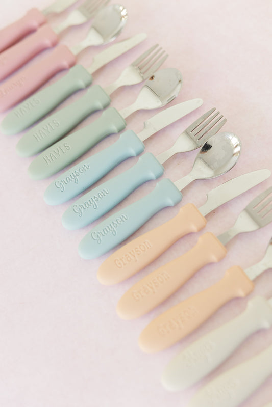 Personalized Toddler Utensils (set of 3)
